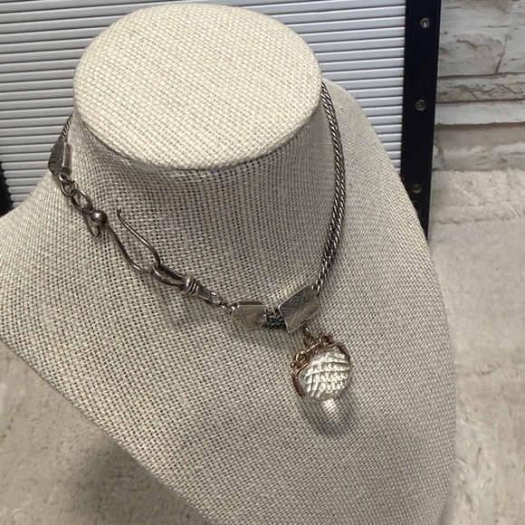 Antique Victorian Pocket Watch Chain with Spinning Crystal Watch Fob - Picture 11 of 11